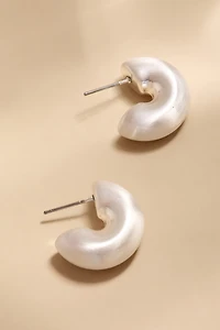Theresa Puffy Hoop Earrings