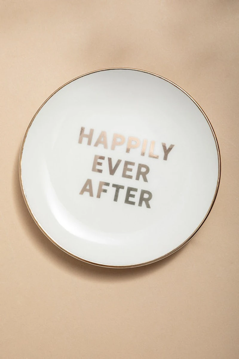 Happily Ever After Round Trinket Dish