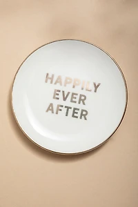 Happily Ever After Round Trinket Dish
