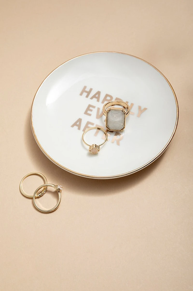 Happily Ever After Round Trinket Dish