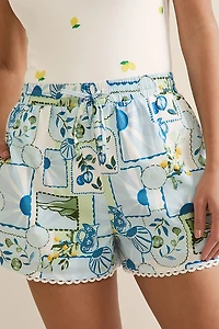 Lisa Scalloped Hem Shorts