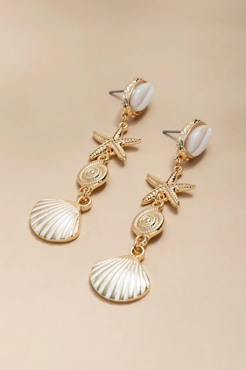 Gena Sea Life Drop Earrings