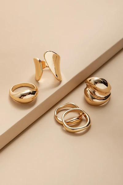 Michelle Gold Ring Set