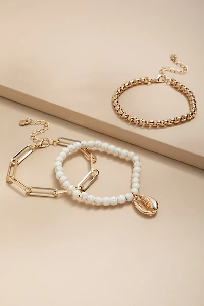 Angie Pearl Mixed Bracelet Set