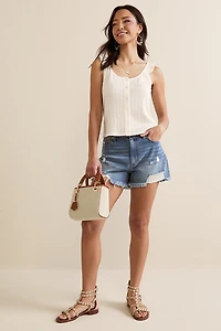 Lisa Button Down Tank Top