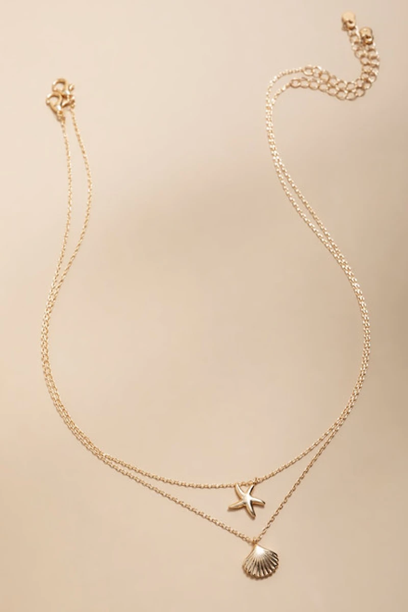 You Me Salty Sea Bestie Necklace Set