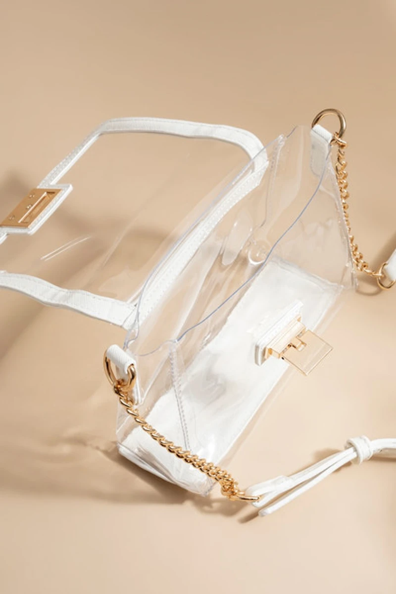 Malvina Clear Crossbody Handbag