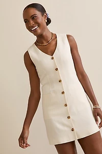 Marcy Button Down Mini Dress