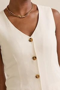Marcy Button Down Mini Dress