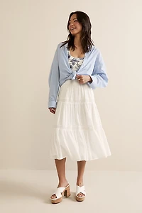 Joan Striped Button Down Top