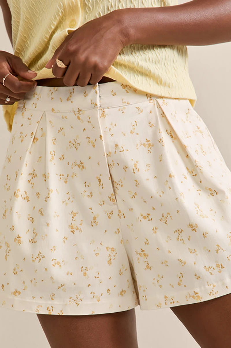 Adeline Floral Tailored Shorts