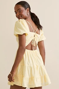Mona Clip Dot Mini Dress