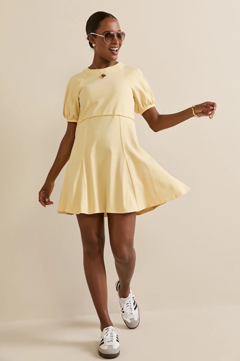 Helena Crewneck Mini Dress