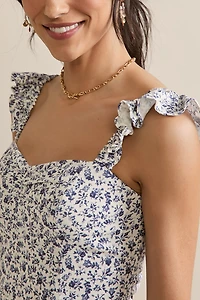 Cecilia Ditsy Floral Mini Dress