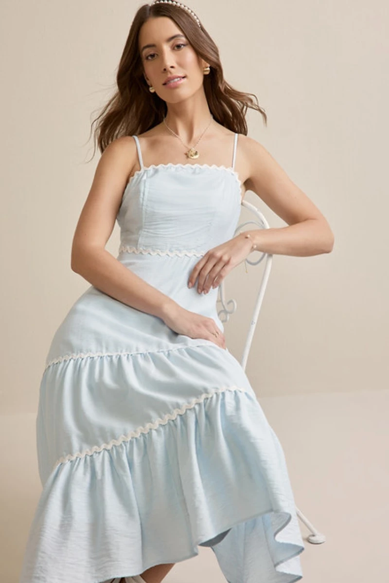 Emmilia Ric Rac Trim Maxi Dress