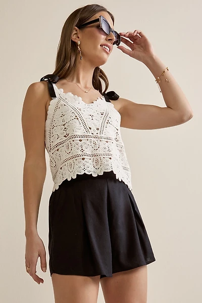 Rosa Crochet Tank Top