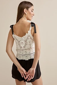 Rosa Crochet Tank Top