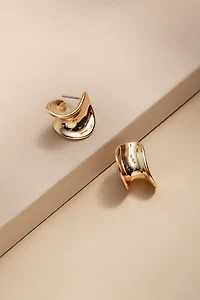 Keri Swoop Huggie Earrings