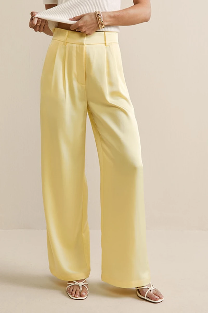 Carissa Satin Wide Leg Pants