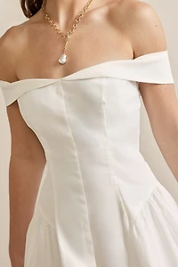 Mandy Off Shoulder Mini Dress