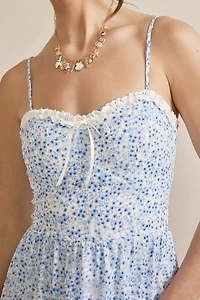 Neva Ditsy Floral Midi Dress