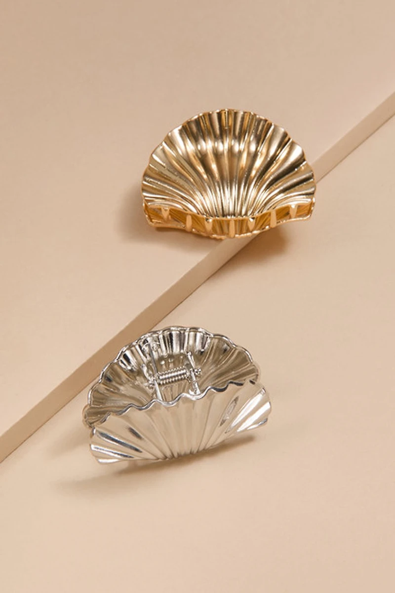 Michelle Seashell Claw Clip Set