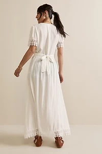 Katrina Embroidered Long Kimono