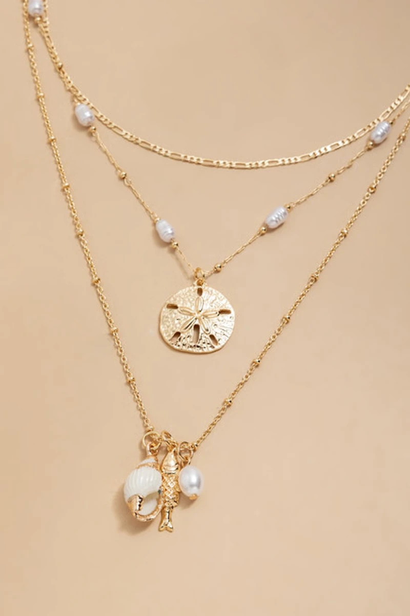 Margaret Layered Pendant Necklace