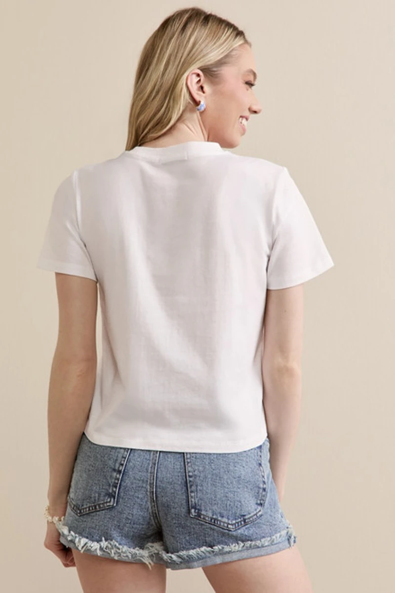Julie Bow and Lemon Graphic Tee