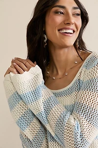 Mabel Striped Pullover Sweater