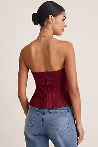 Natasha Strapless Sweetheart Top