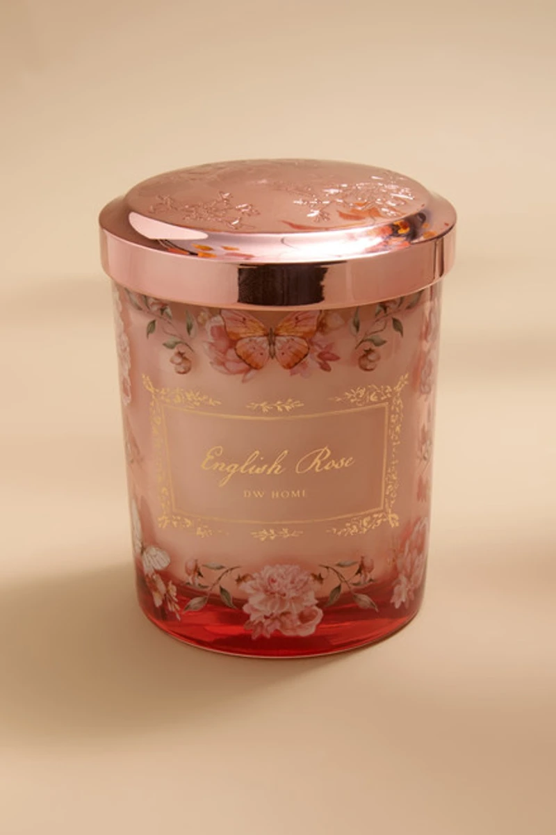 DW Home English Rose 15oz Scented Candle