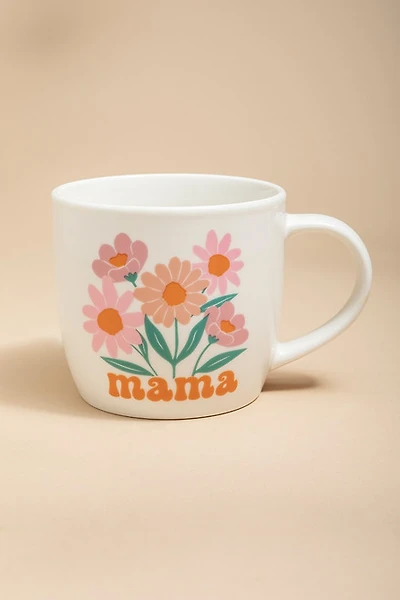 Mama Floral Ceramic Mug
