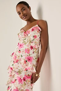 Nora Ruffle Maxi Dress