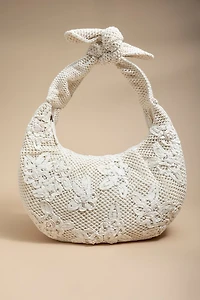 Ruth Crochet Knot Hobo Bag