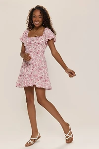 Hanna Tiered Floral Mini Dress