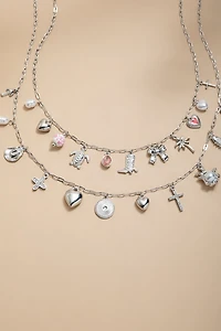 Carol Layered Charm Necklace