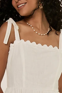 Monique Ric Rac Tiered Midi Dress