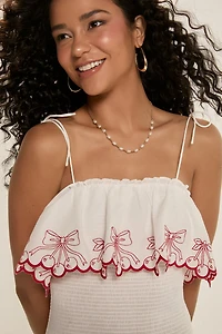 Margarita Smocked Cherry Top