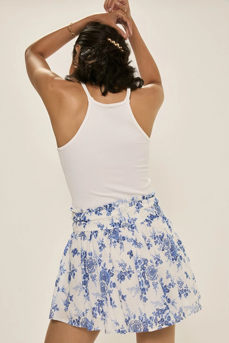 Tanya Floral Flippy Skirt
