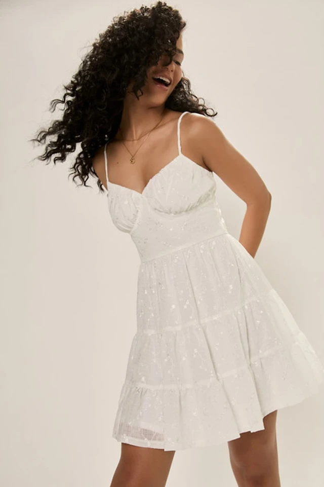 embroidered dress white White Embroidered Maxi Dress - All Dresses