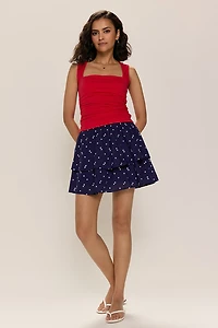 Mable Star Print Flippy Skirt
