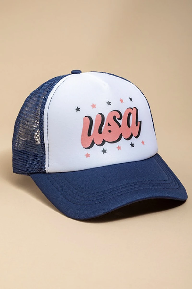 USA Trucker Baseball Hat