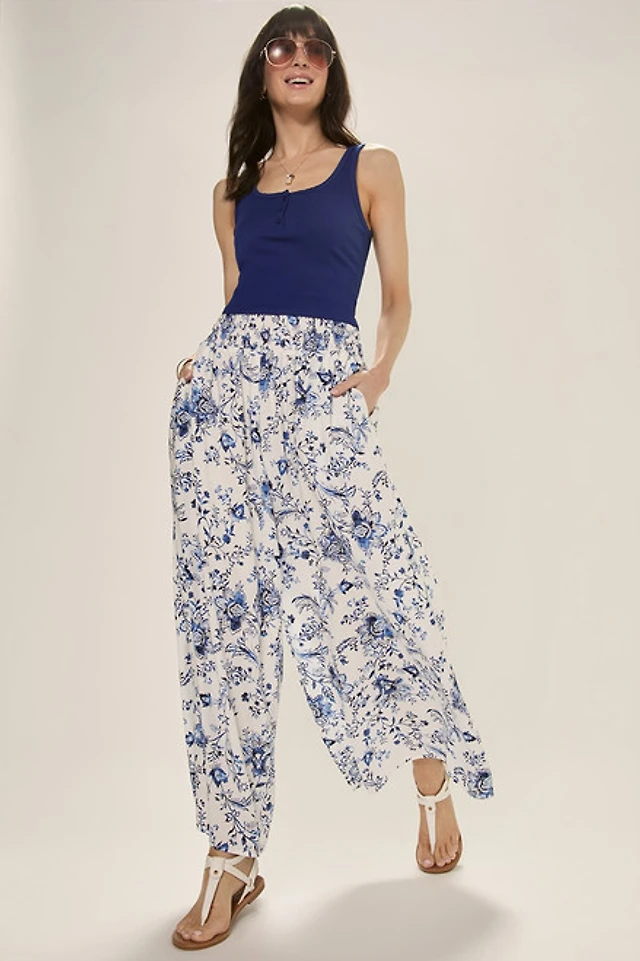 Tina Print Fluid Pants