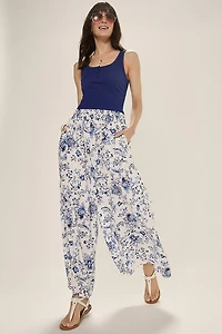 Tina Print Fluid Pants