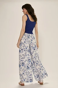 Tina Print Fluid Pants