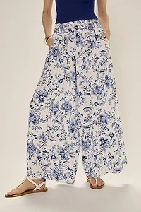 Tina Print Fluid Pants