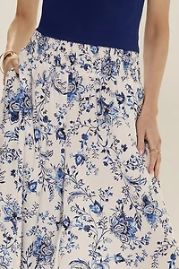 Tina Print Fluid Pants