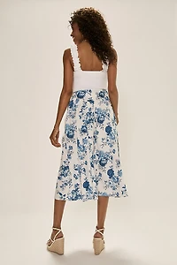 Annie Floral Midi Skirt
