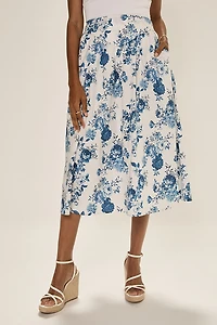 Annie Floral Midi Skirt